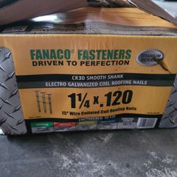 FANANCO. 1 ¼ x .120 Electro Galvanized. Roofing.