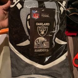 Oakland Raiders Beach Towel