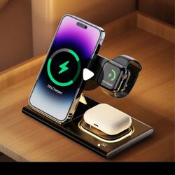 Black Multi- Function Charging Stand