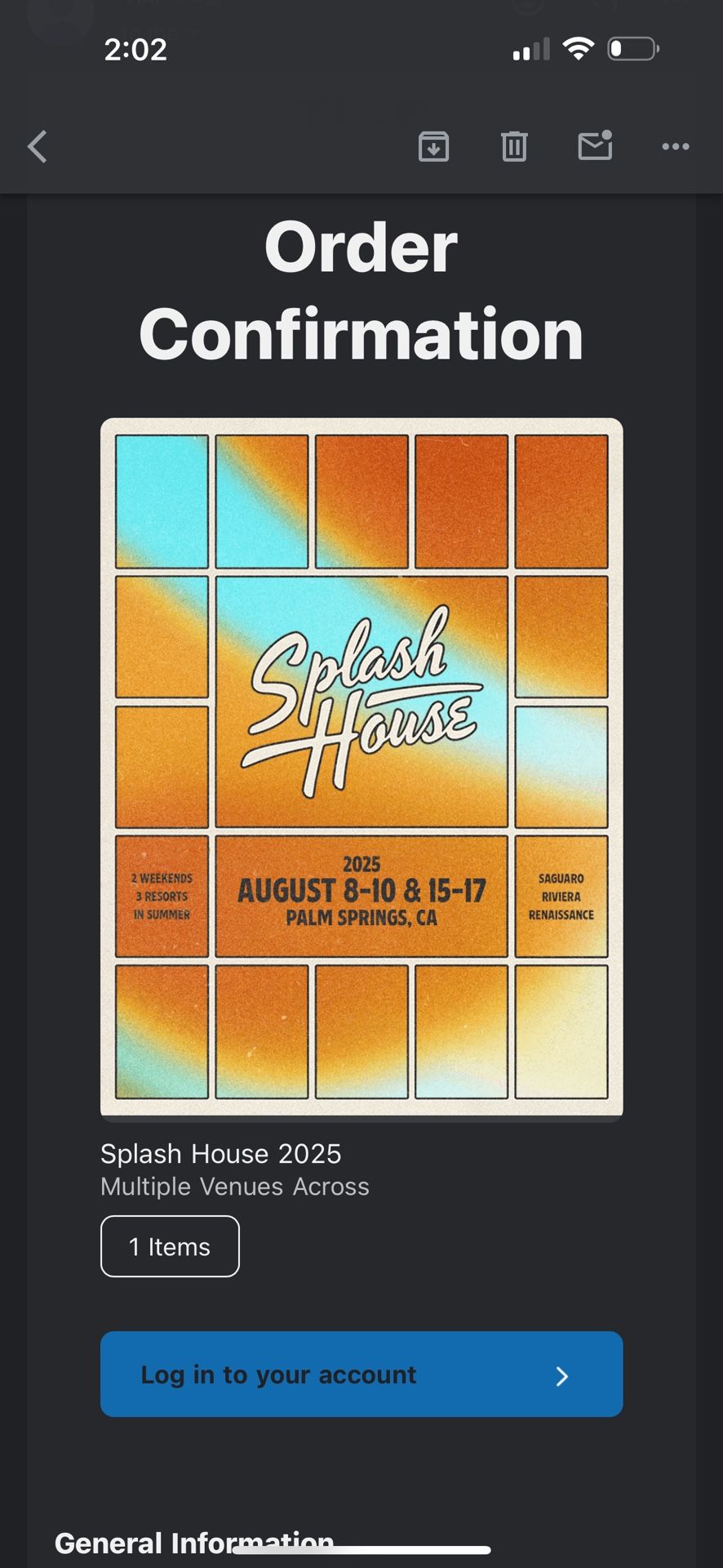 Splash House wk 1