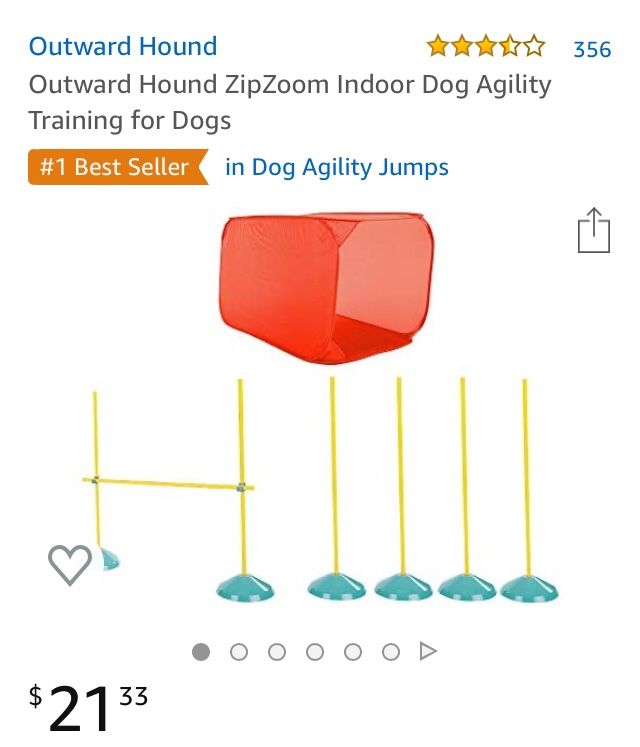 Outward Hound ZipZoom Indoor Dog Agility Training for Dogs