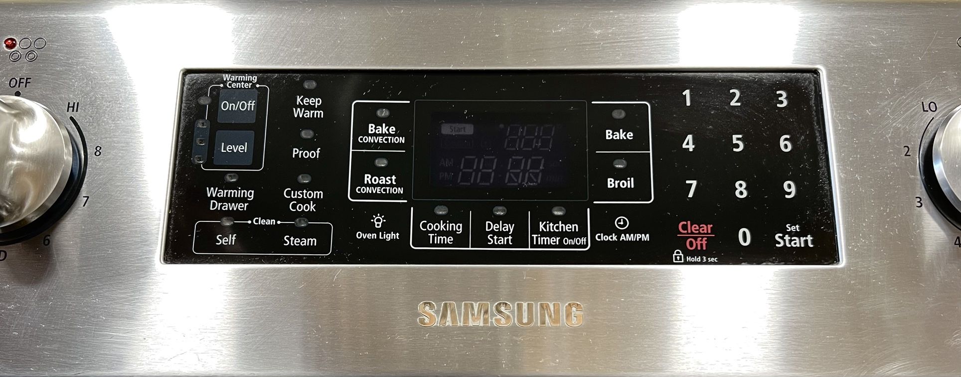 Samsung Stove W/5 Element+Warming Drawer+CONVECTION+SELF STEAM CLEAN