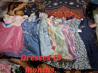 Baby Girl Dresses Bundle 18 Months