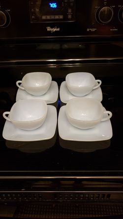 Light Powder Blue Cups & Saucers