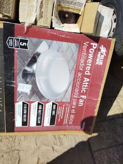Powered Attic Fan Brand New Have 5 With Extras Motor $20 Each