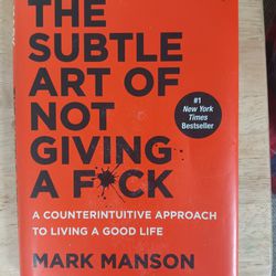 Hardcover "The Subtle Art Of Not Giving A F**K" by Mark Manson