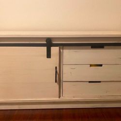 like New TV console stand dresser industrial mid century modern