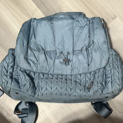Happ Brand Levy Backpack Ash Blue Diaper Bag