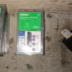 20amp Square D QO120DFC Breakers Total Of Five Will Sell Separately 