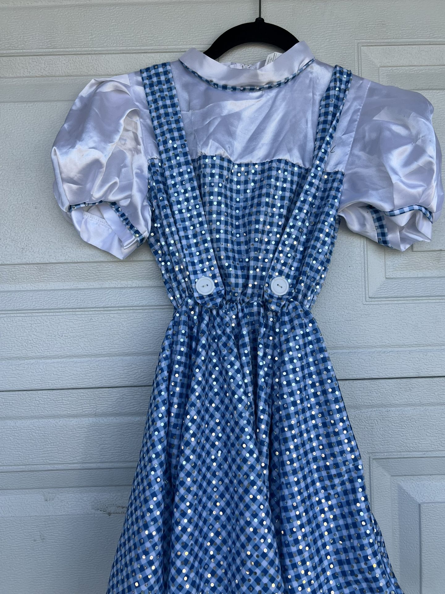 Girls child medium 8,dorothy wizard of oz halloween costume dress