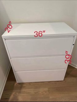Brand new Herman Miller 3 drawers lateral files cabinet