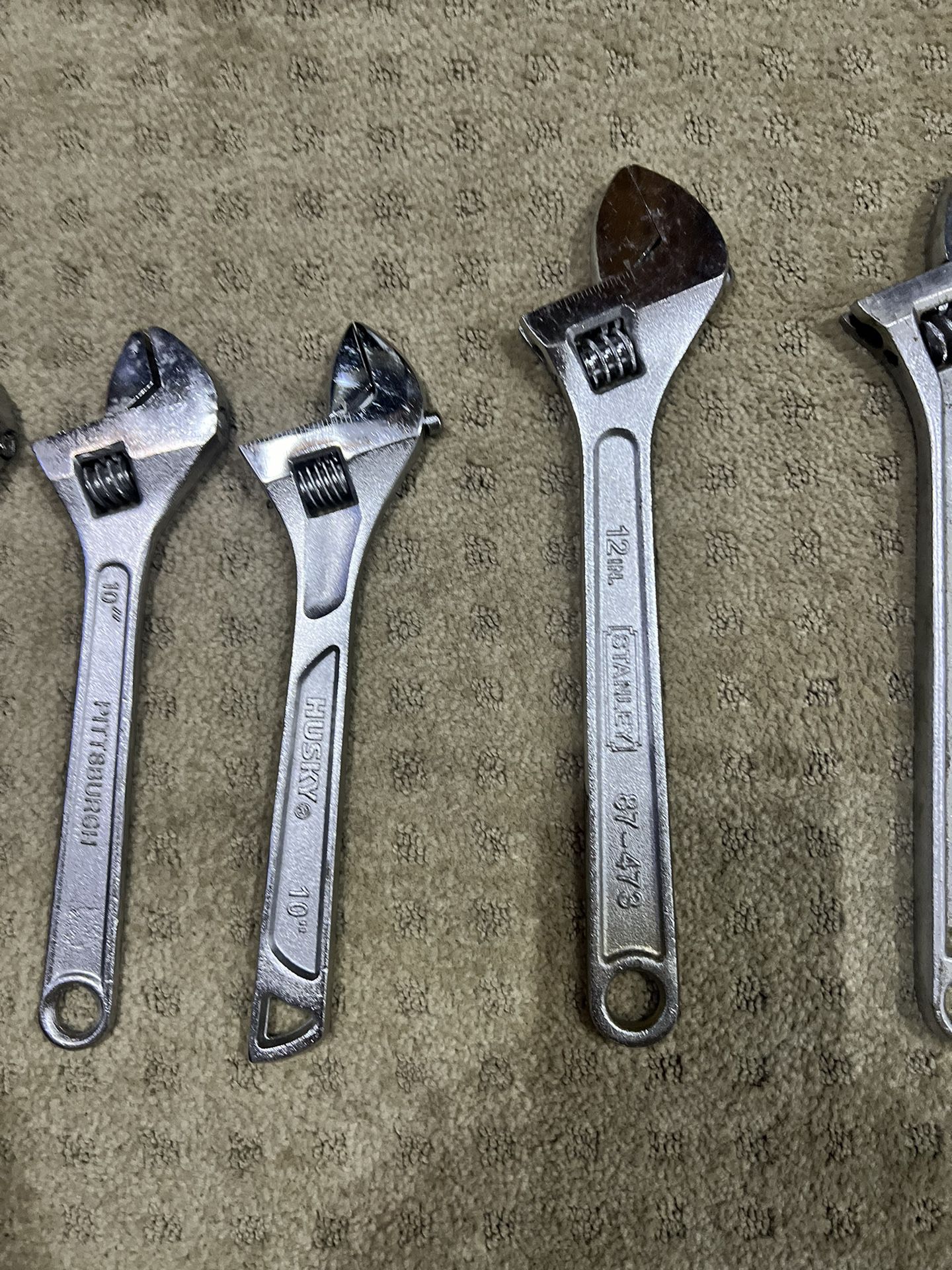 Different Crescent Wrenches 