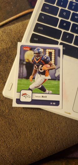 Tatum bell football card