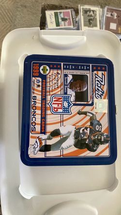 1999 Upper Deck Denver Broncos Football Trading Cards Tin