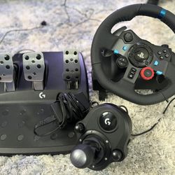Logitech G29 Set w/rack