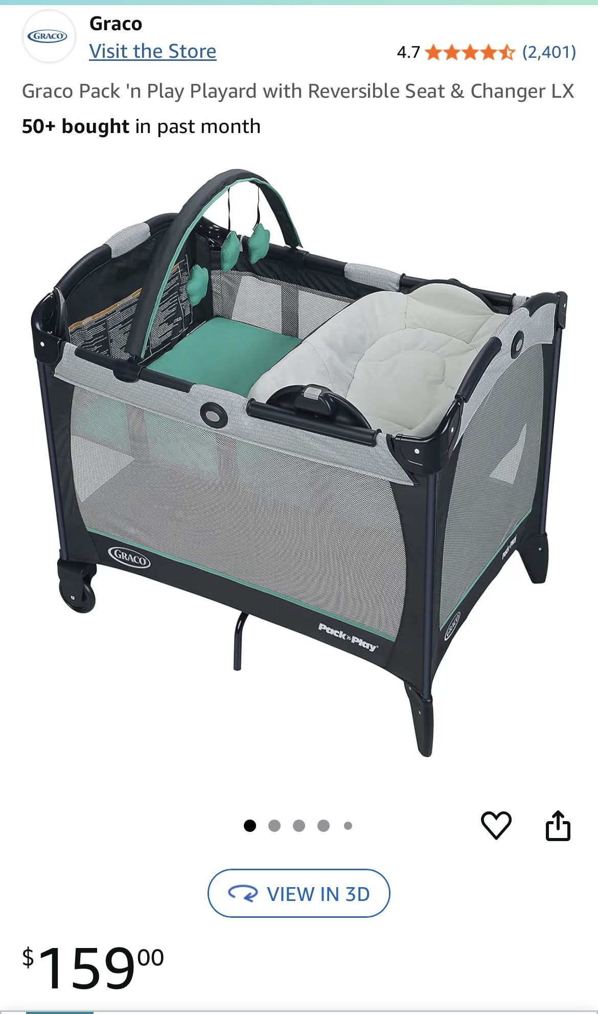 Graco Pack 'n Play Playard with Reversible Seat & Changer LX