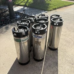 Lot 8 Korny Corny Kegs BEER Brewing CO2 Cornelius Homebrew Supplies