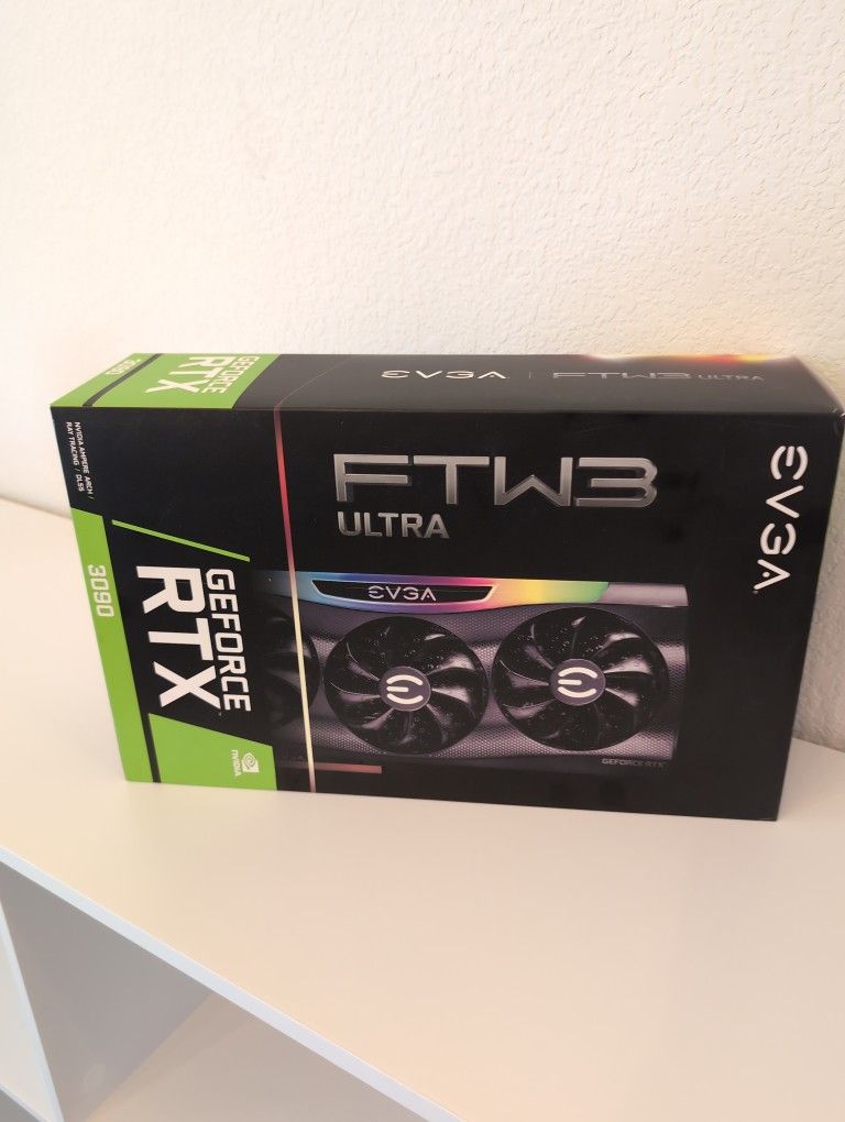 EVGA FTW ULTRA RTX 3090 Slightly Used. In Box