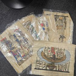 Papyrus Paper Paintings
