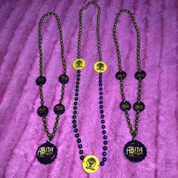 Bundle Of 3 Jäegermeister Beaded Necklaces 