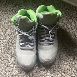 Jordan 5s Green Beam
