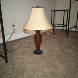 Antique Beaded Lamp 