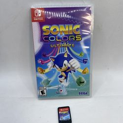 Sonic Colors Ultimate (Nintendo Switch, 2021) - CIB in box