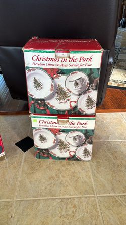 Christmas In The Park Dishes
