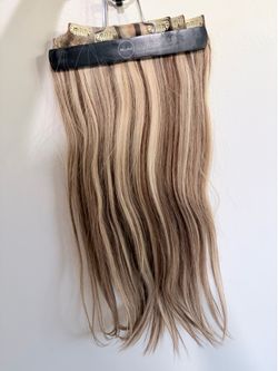 Bellami Silk seam 180g/20”. Rooted  walnut brown/Ash blonde (3/60)