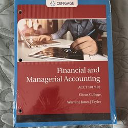 Financial And Managerial Accounting Textbook