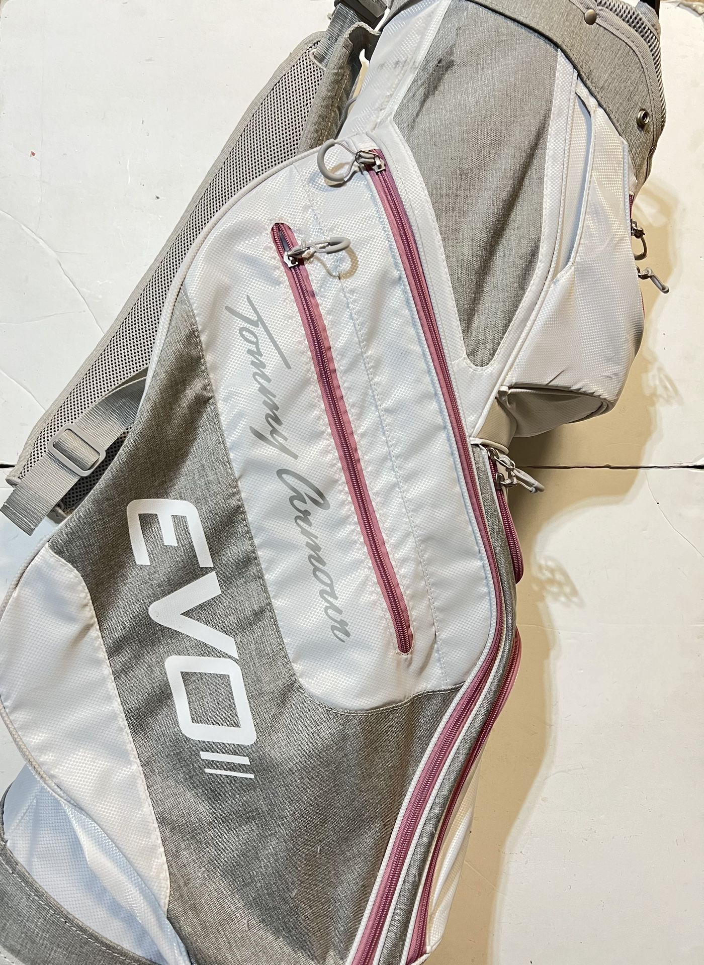 Tommy Armour Women's EVO Golf Bag White Pink