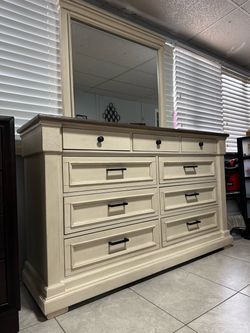 Ashley dresser with mirror