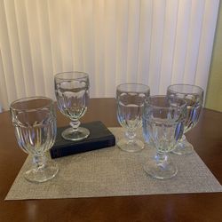 Large Milkshake/Ice Cream Glass Cups (5 Piece)