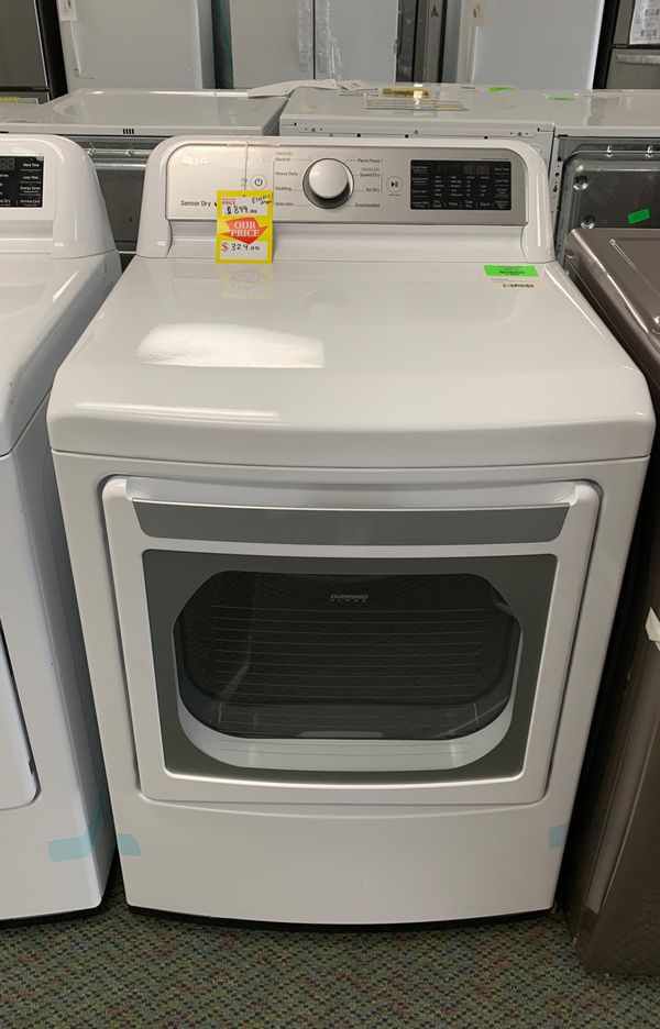 BRAND NEW LG DLE7300WE ELECTRIC DRYER IE8