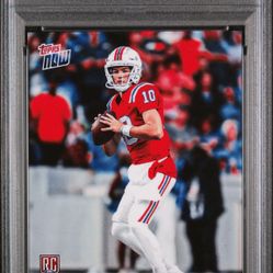 2024 Topps Now #10 Drake Maye Patriots RC Rookie PSA 10 GEM MINT