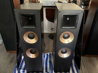 Klipsch RF7 Black Floor Standing Speakers 250watts 8 Ohm Bi-wire