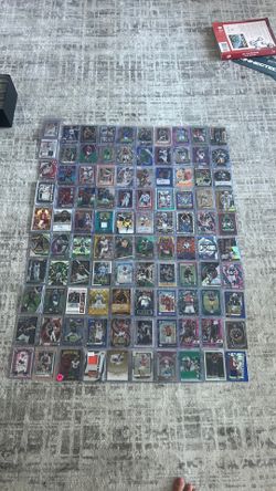 100 sports lot you get all of them . Numbered , patches , and autos