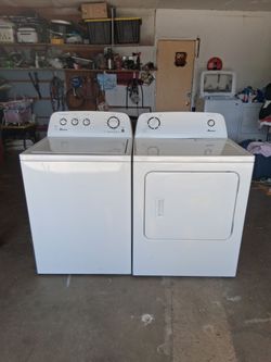 AMANA WASHER & GAS DRYER SET 💦 ⛽️