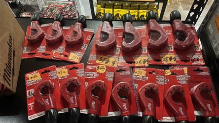 Milwaukee Copper Tubing Cutter $22 and $35