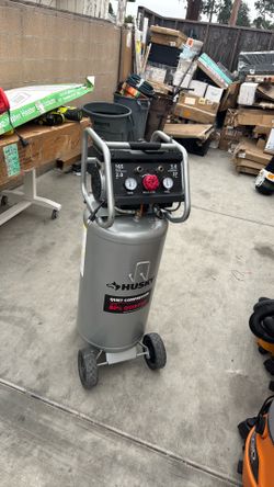 Husky 27 gallon quiet air compressor