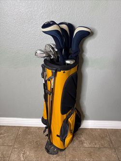 Affinity XP Men’s Right Hand Golf Club Set Irons Woods Putters TaylorMade Bag