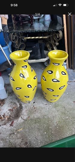 2 Large Vases