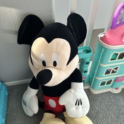 Mickey And Minnie Soft Huge Plush 