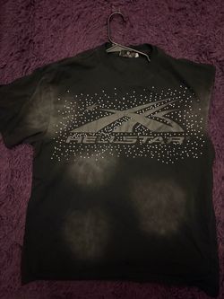 Hellstar Rhinestone Logo Graphic T-Shirt