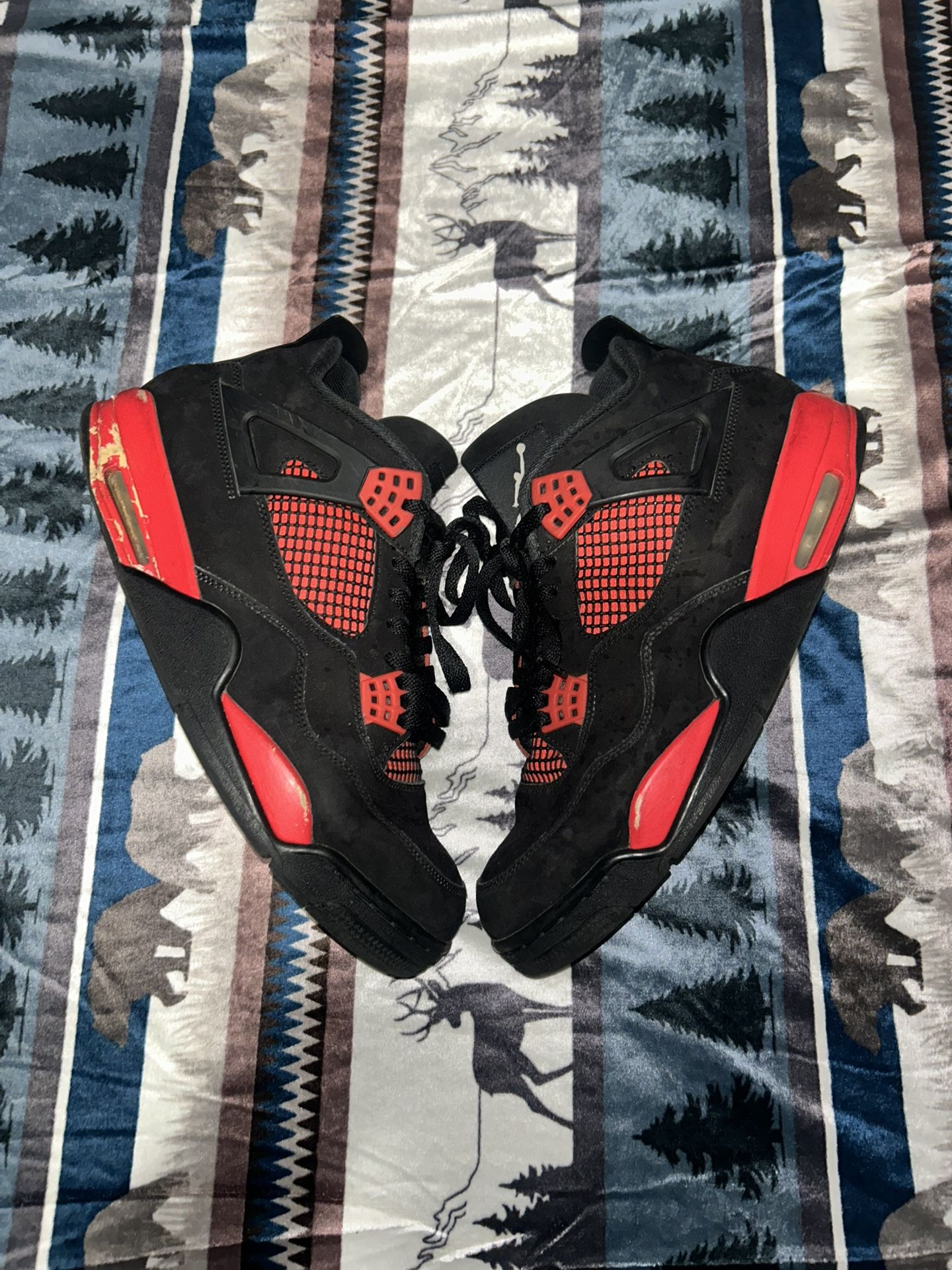 Jordan 4 Red Thunder Size 12