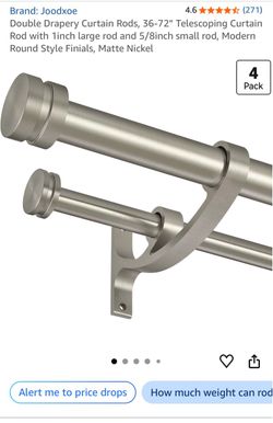 Double Curtain rod