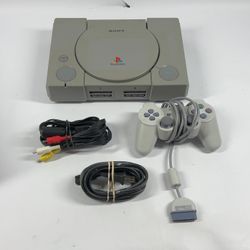 Sony PlayStation 1 PS1 Gray Console Gaming System SCPH-5501