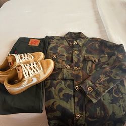 New Versace Camouflage Jacket XLarge $1260 Selling $700 Cash Only 