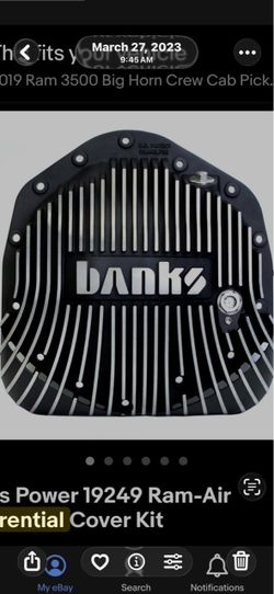 Bank’s differential cover  brand new black