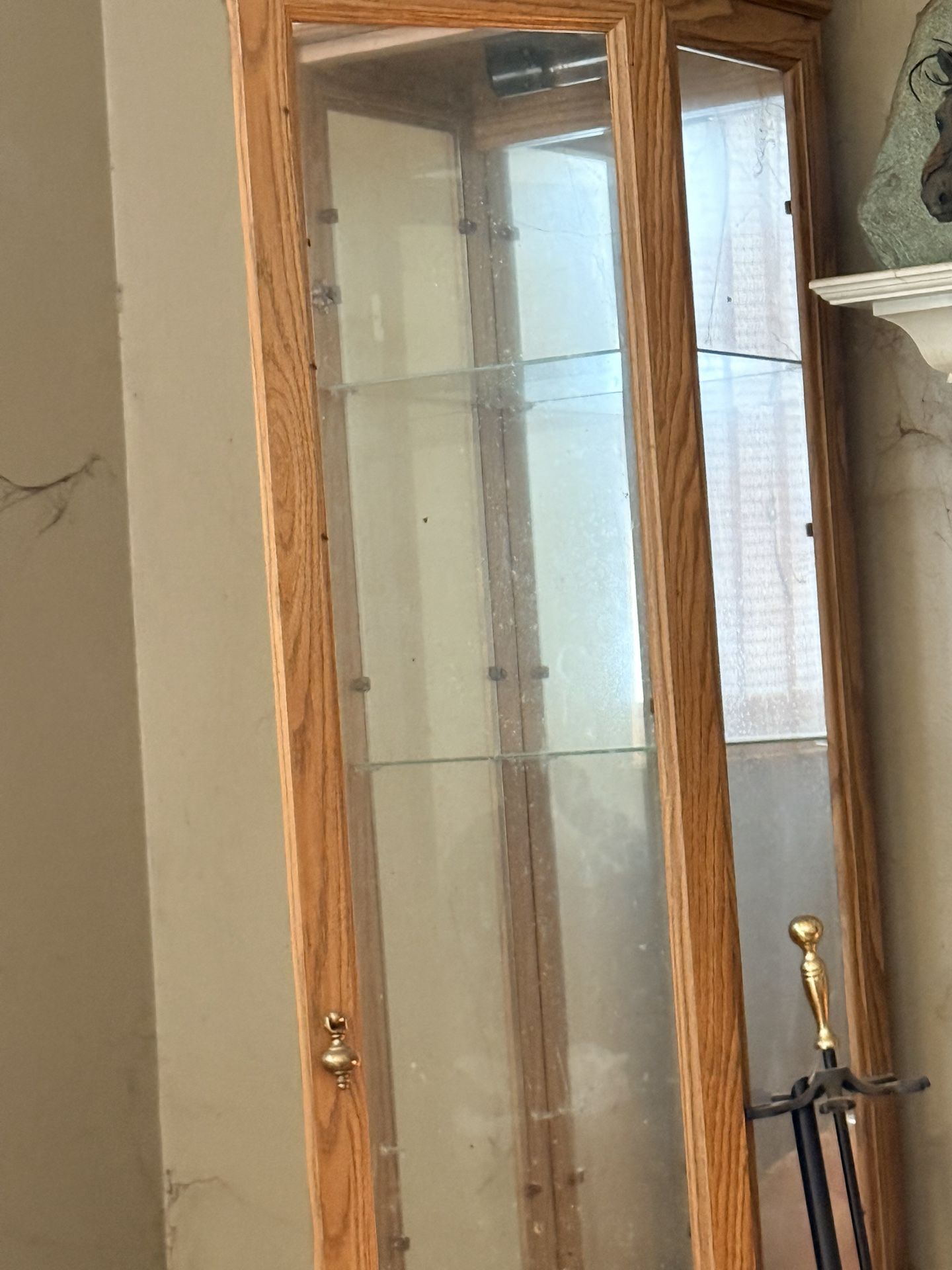 Two display stand up cases